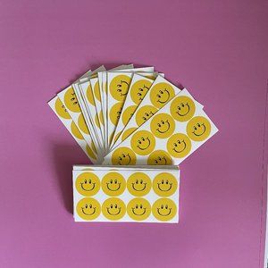 Yellow Happy Face Stickers